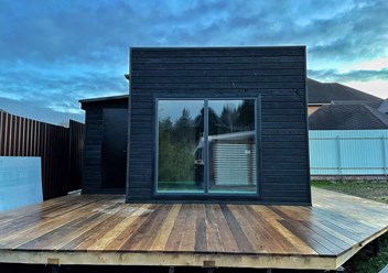 Экстерьер модульного дома от компании  ONLY WOOD