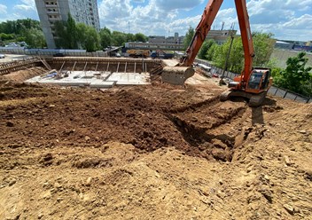 Подготовка основания для временного дорожного покрытия