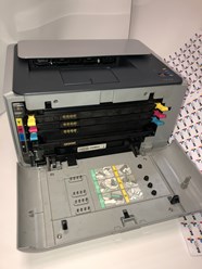 Проверка заправленных цветных картриджей для принтера Samsung