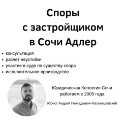спор с застройщиком, помощь с застройщиком