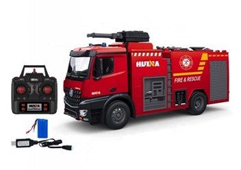 Масштабная модель на радиоуправлении, пожарная машина