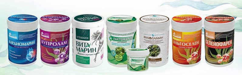 Натуральные продукты на основе ламинарии японика