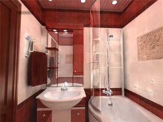 Отделка ванной кафельной плиткой и панелями ПВХ  от компании Украсим дом http://ukrasimdom.com/