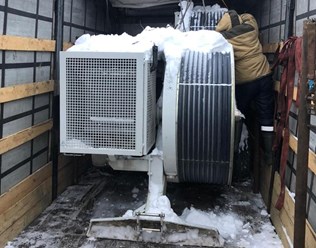 Перевезли промышленное оборудование