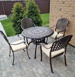 Мебель из литого алюминия Gera 4