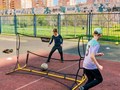 Упражнение на контроль и прием мяча с использованием системы Rebounder Pro-F