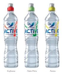 Вода со вкусом любимых фруктов и ягод Лебёдушка ACTIVE без газа. SportLock