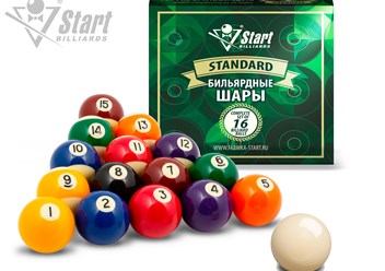 Шары для бильярда Start Billiards Standard 57,2 мм