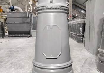 Цоколь композитный полимерный (ЦКП7, ЦКП-7) под опору 325мм