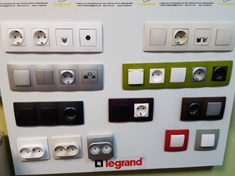 Розетки и выключатели фирмы Legrand всегда в наличии