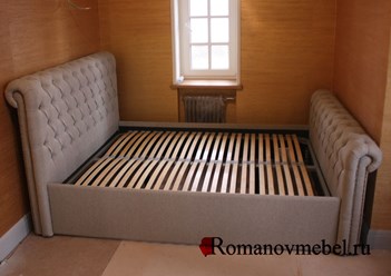 кровать изготовлена по эскизу