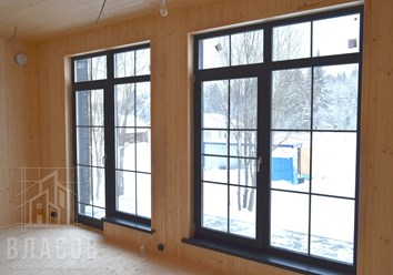Барнхаус 6х10,5 м в КП Маньково Сергиево-Посадский р-н, под ключ с коммуникациями