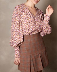 Юбка в складку на кокетке