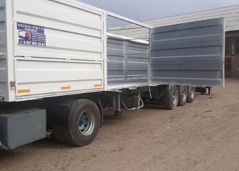кузов зерновоз на полуприцепе