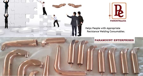 PARENTNashik is a brand to help you find resistance welding consumables, weldparts spares, projection welding electrodes at OneStop for your spot welders and backed by Paramount Enterprises, Nashik,