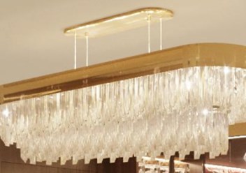 Люстра в стиле арт-деко Португальской фабрики Castro Lighting