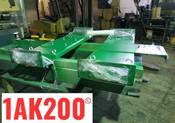 Мобильный колесотокарный станок 1АК200 перед отправкой