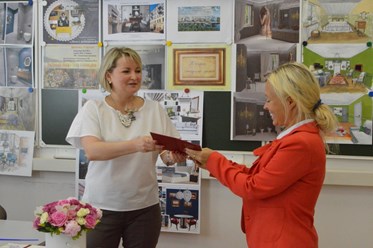 На занятиях в Школе Архитектуры и Дизайна