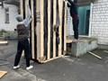 Разгрузка медицинского оборудования в Гомеле