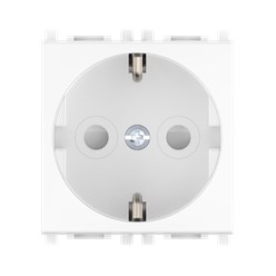 Розетка электрическая антибактериальная CADUCEUS ALING EXPERIENCE для скрытой проводки, модульная, 16А, 250В~