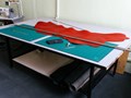 В коворкинге есть раскройный стол.
Рабочее поле 1400х2200мм.
