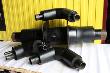 Трубоэлемнты НЩО. элементы неподвижной щитовой опоры в изоляции ППУ ПЭ и ОЦ