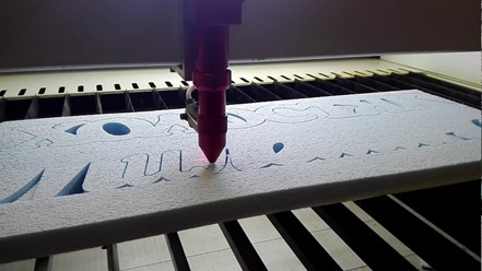 лазерная резка полистирола