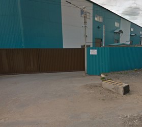 Въезд на склад.