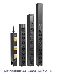 Управляемый блок распределения питания линейки DistkontrolPDU (1U)
