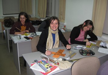 На занятиях в Школе Архитектуры и Дизайна