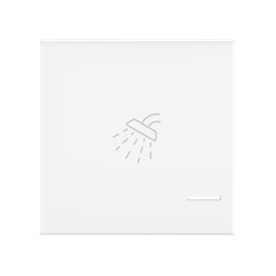 Клавиша CADUCEUS ALING EXPERIENCE, 2М, с символом "душ", с индикаторным окошком