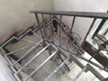 Металлическая лестница в частном доме.