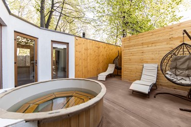 Купель и зона отдыха