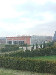 Вид из окна на строящийся СПА-центр (Гошевка, дом 240кв.м).