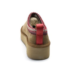 UGG Tazz Slippers Black Chestnut - каштановые тапочки-угги Тазз