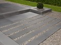 Бетонная шаговая плита для бетонных дорожек 1200*360*50мм в интерьере