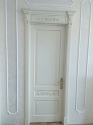 Межкомнатные двери массив бука/резьба/эмаль. Индивидуальный дизайн, цвет. На заказ