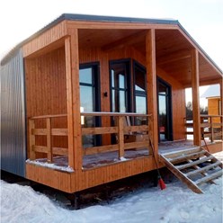 Каркасный дом барнхаус