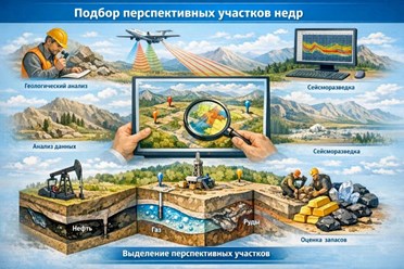 Подбор перспективных участков недр