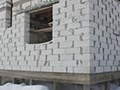Дом из пенобетонных блоков на свайно-ростверковом фундаменте во Владимирской области
