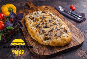 Пиццони с белыми грибами и трюфельной пастой средняя