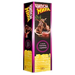 Чипсы "МИРА" со вкусом телятины с аджикой 100 гр.