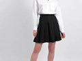 Теннисная мини юбка плисе City Swan