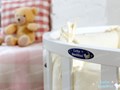 Овальная кроватка - трансформер "Letto Bambini Elegante" 8-в-1 (Белоснежная)