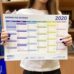 календарь на 2020 год (картон 1,5мм, кашировка)