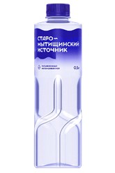 Вода питьевая "Старо-Мытищинский источник"  ПРЕМИУМ негазированная 0,5л. Упаковка 12 шт.
