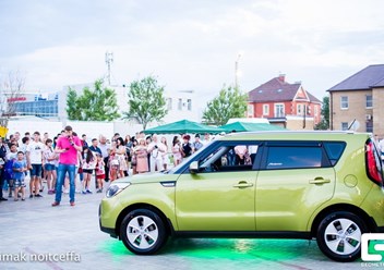 Презентация автосалона КИА Астрахань. Граффити ФМ