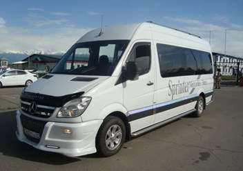 Пассажирские перевозки на микроавтобусах мерседес Спринтер 18 мест.