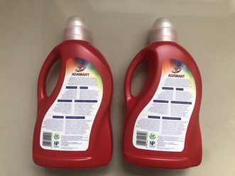 гель для стирки белья "COLOR ADAMANT" аромат жасмина и лаванды.