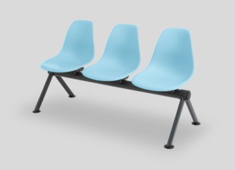 Многоместная секция "Вектор PL БП" с регулируемой по высоте стойкой предназначена для эксплуатации в зонах ожидания общественных мест с большой проходимостью: вокзалах, аэропортах, холлах.